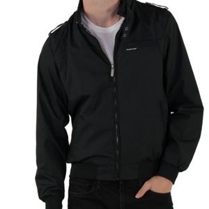 MEMBERS ONLY Men's Lightweight Bomber Classic Vintage Black Jacket 40